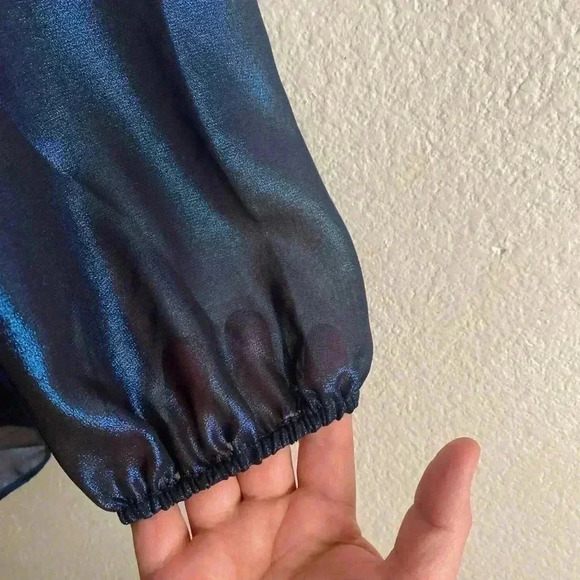 🆕 Melloday Chiffon Tier Tunic Top XS🆕 - Picture 6 of 10